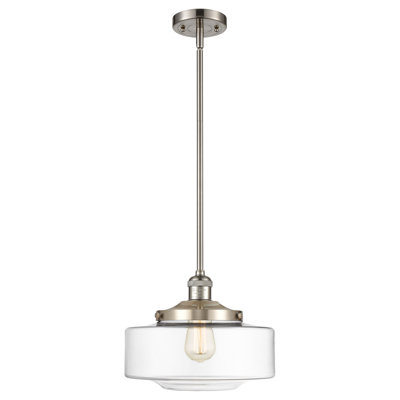 Franklin Restoration - Bridgeton - 1 Light  Stem Hung Mini Pendant - LED Bulb - Shade