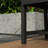 HDPE Imitation Wood Grain Outdoor Patio Armrest Dining Chair (Set Of 2)-1061740006