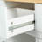 Kitchen Cart With Rubber Wood Drop-Leaf Countertop ,Cabinet Door Internal Storage Racks,Kitchen Island On 5 Wheels With Storage Cabinet And 3 Drawers For Dinning Room,White-2312615