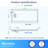 60" W x 30" D Solid Surface Single Threshold Shower Pan Base with Drain Cover Included, Textured Surface Slip-Resistant Shower Base Pan, White, Left Drain-113933223