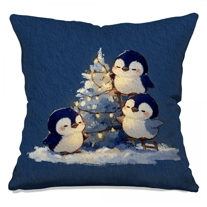 Coussins décoratifs Penguins, 26 po x 26 po