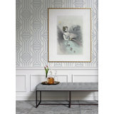 Essex Dark Blue Geometric Wallpaper