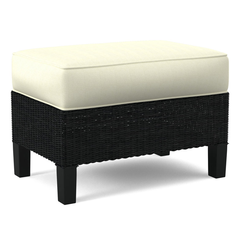 Gibraltar Ottoman, Black, Gray Sugar Performance; 0863-84