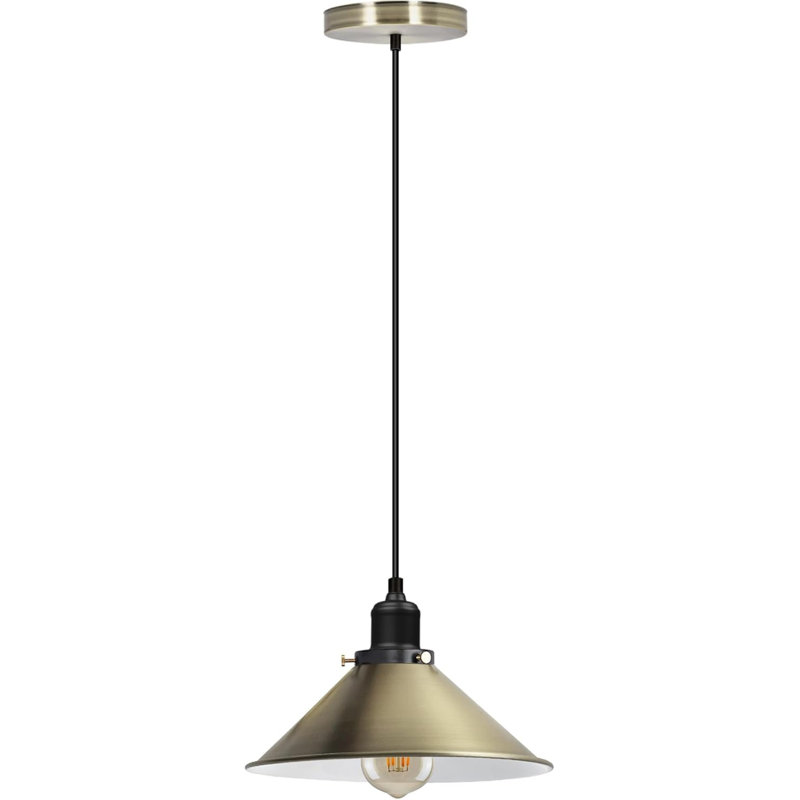 Anneta 1 - Light Pendant, Green Brass, Yes