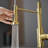 Kitchen Faucet With Pull Down Sprayer Brushed Gold Stainless Steel Single Handle Pull Out Spring Sink Faucets-125507838