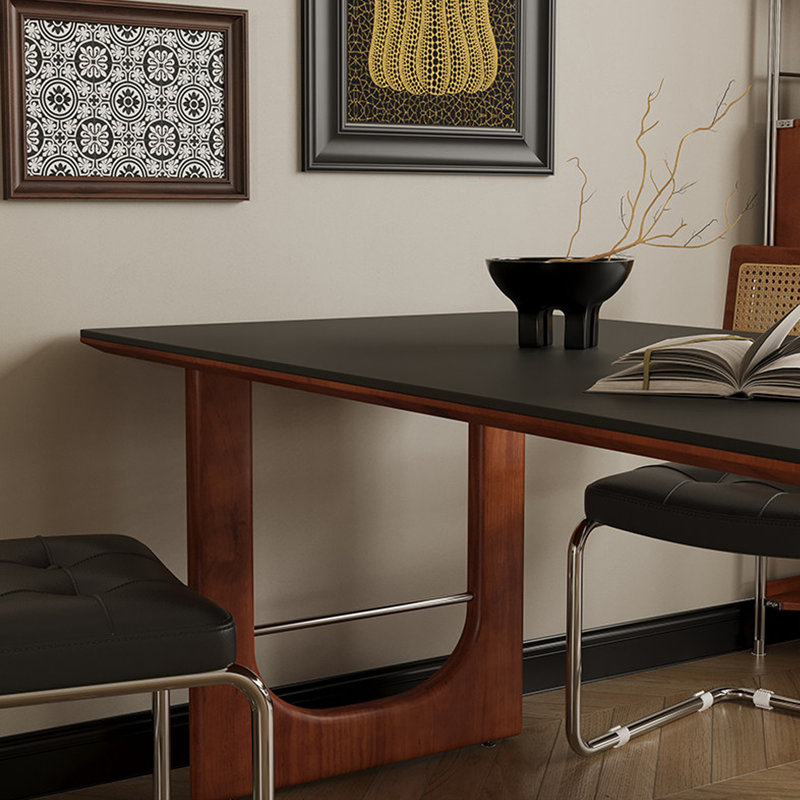 Bureau multifonctionnel rétro Art Design, H 29,52 po x l 70,86 po x P 31,49 po