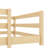 Natural Color Twin Size Floor Bed With Fence For , High - Quality Pine, Stable Structure, No Box Spring, Quick Setup, Multi Use Zone ' Bedtime Peace Quietness-137011669-137011672