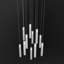 Rainfall 11 Frosted White Glass Pendants Chandelier-1094027609-1094027615