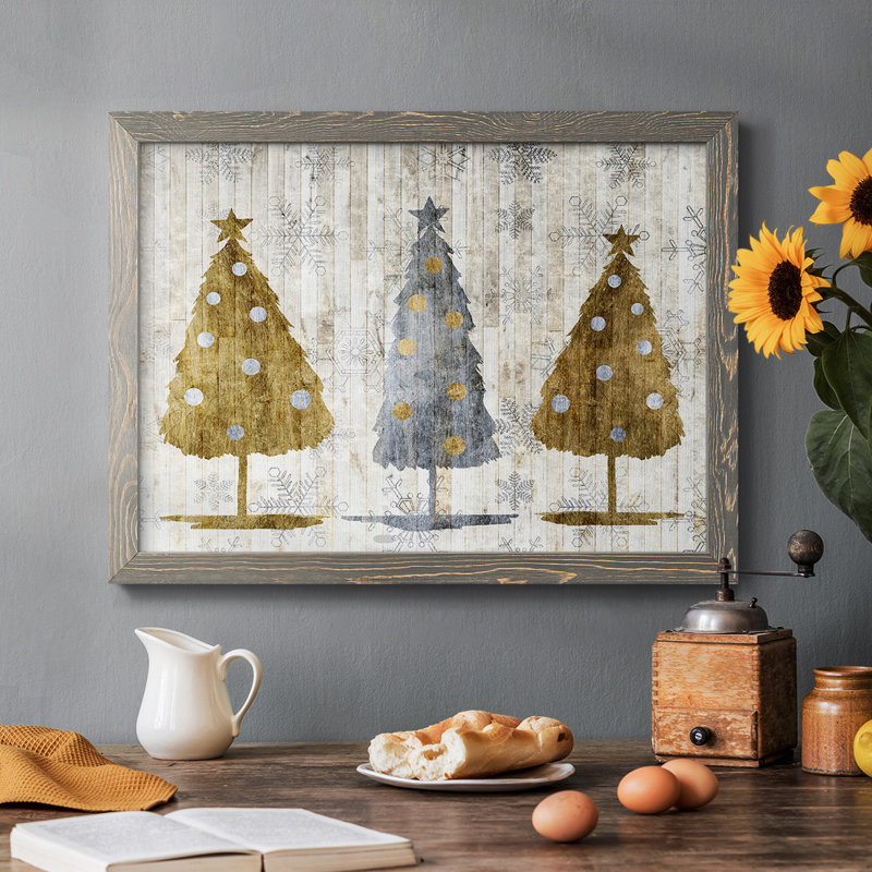 Collection sophistiquée de Noël A, Gris, H 18 po x l 26 po x P 1,5 po