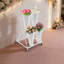 Support à fleurs en métal 2 couches-2141447359