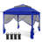 11 Ft. W x 11 Ft. D Outdoor Pop Up Soft Top Steel Patio Gazebo with Netting-129505111