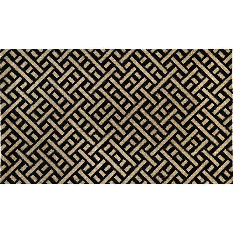 Tapis de sol Trellis, L 28 po x L 47 po, Blacks Blanc