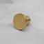 25mm Brushed Brass Disc Knob