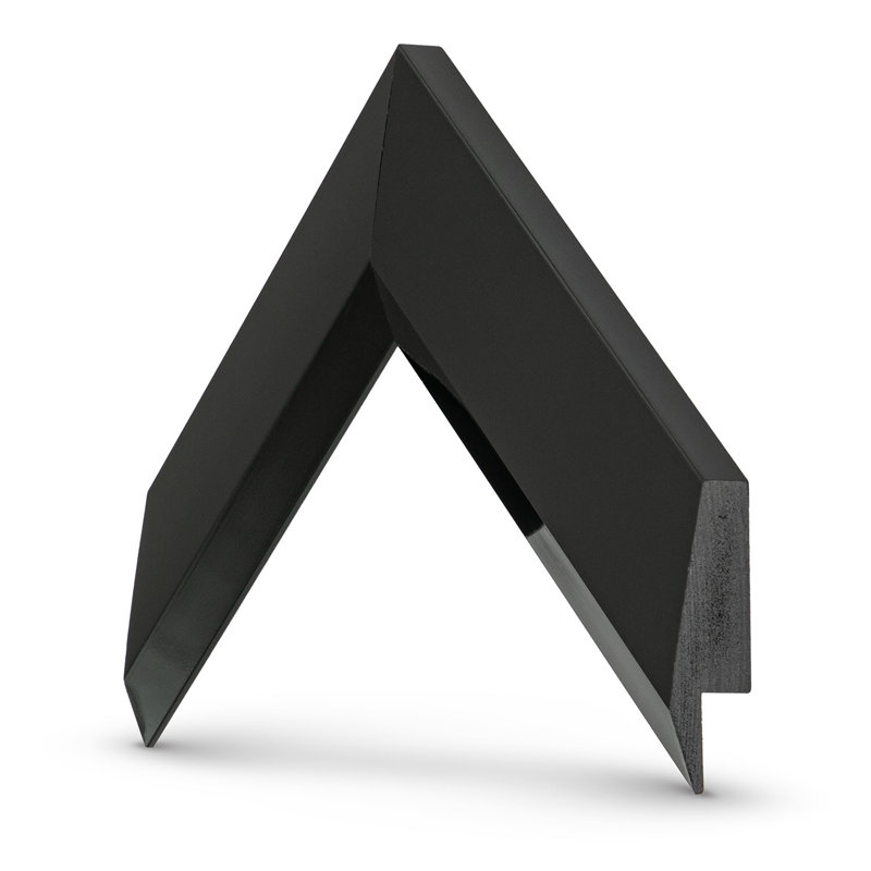 Slim Modern Deco TV Frame for Samsung Frame TV and Frame Pro, 32", Tuxedo Black