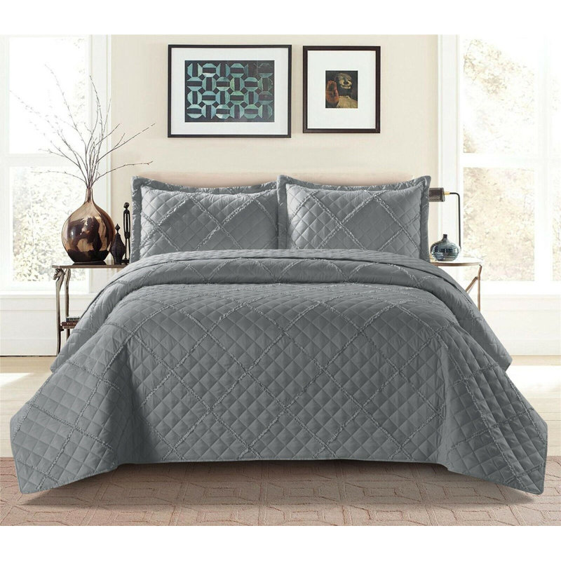 Rametta Throw Blanket, Grey