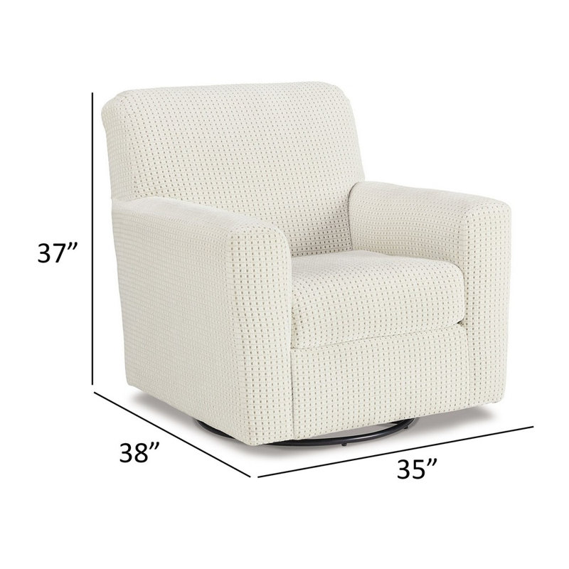 Kiata Upholstered Swivel Club Chair