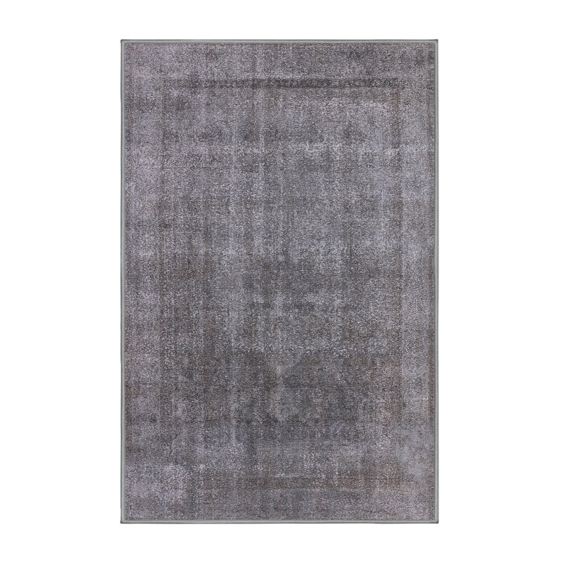 Tapis gris Jaheim, Rectangle 7 pi x 9 pi