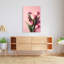«Tulip Dreamscape Abstract Contemporary Tulip Flower Landscape», reproduction d'art murale-1384291446