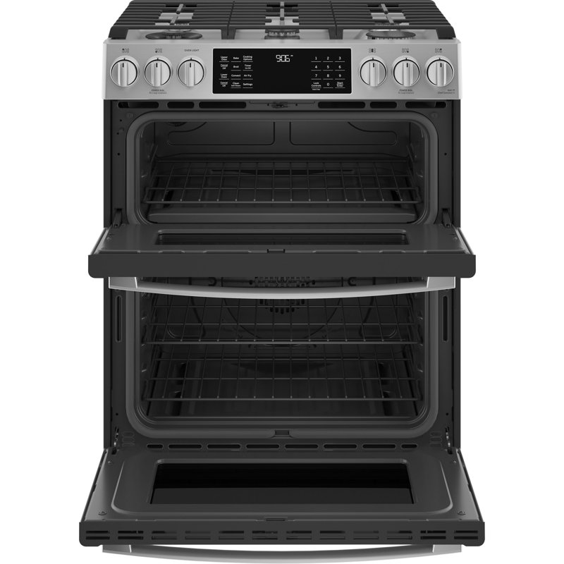 GE Profile 30" Stainless Steel Smart Gas Range with Double Oven