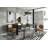 Bart  Denby - Modern Black Oval Dining Table