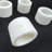 Real Marble Round White Napkin Rings Set-293671474
