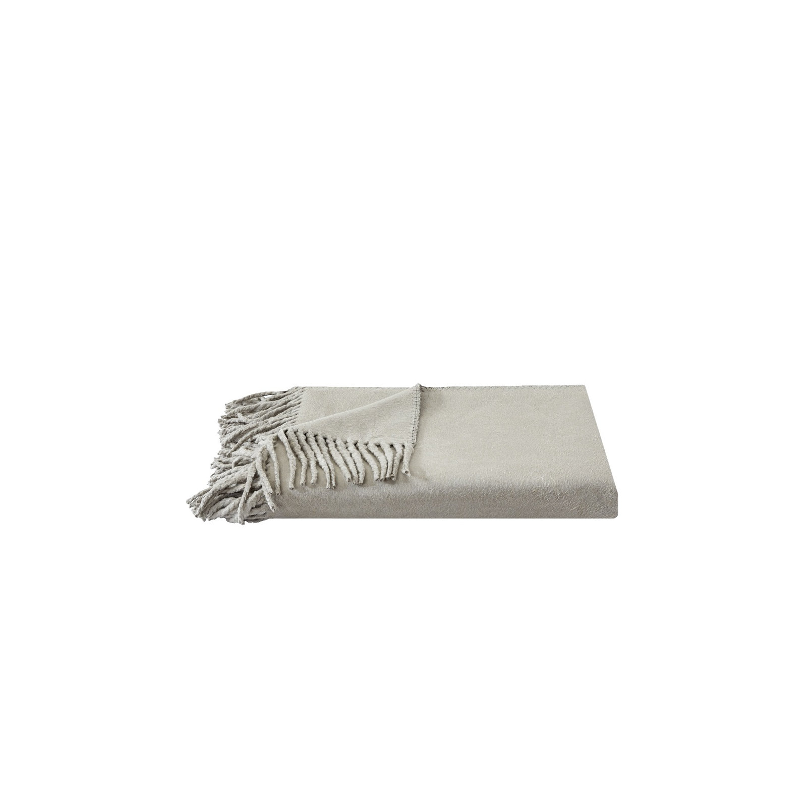 Adonia Silk Plain Weave / Muslin Throw Blanket, Gray