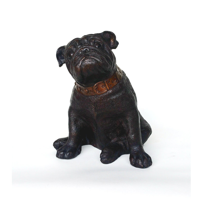Grand figurine carlin assis Steffes