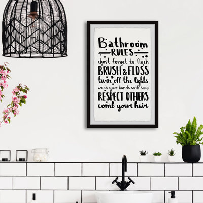 Respect Rules - Single Picture Frame Print