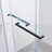 56-60"W X 60"H Frameless Double Sliding Tub Shower Door, 304 Stainless Steel In Matte Black, 5/16" (8Mm) Thick SGCC Tempered Clear Glass.