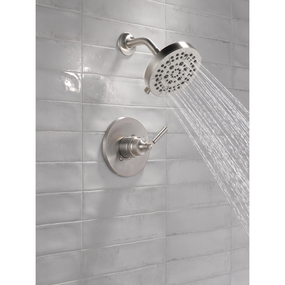 SAYLOR™ Single-Function Shower Faucet Set, Valve Trim Kit, Shower Head and Handle Set Delta 