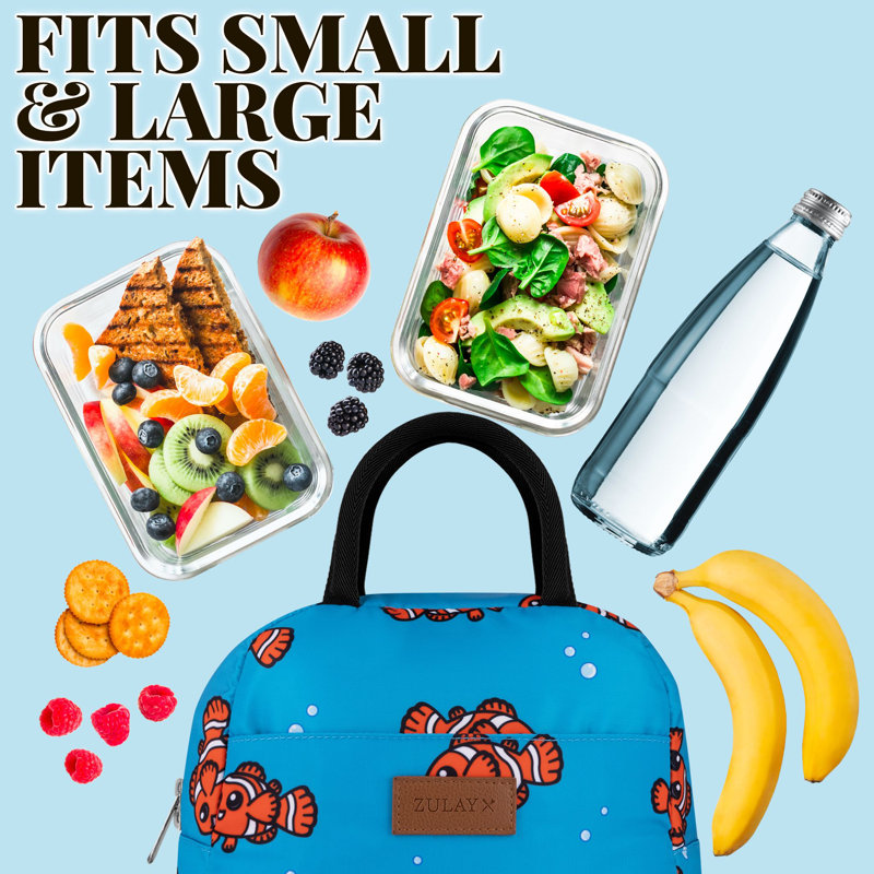 Zulay Kitchen Reusable Insulated Lunch Tote Bag