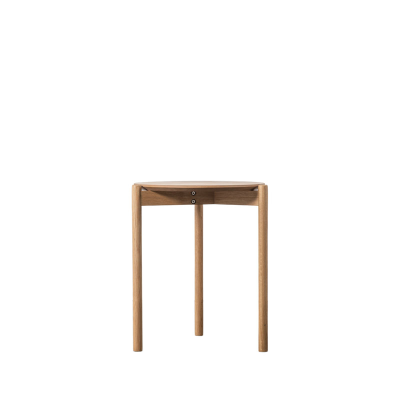 Burley Solid Wood End Table, Light Wood, Light Wood