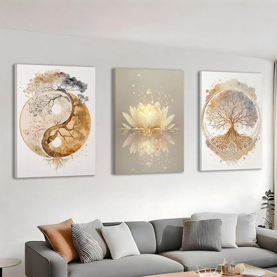 3 Piece Wrapped Canvas Print