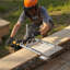 Chainsaw Mill, Portable Sawmill Fits 16-20 in Planking Milling Bar, Lumber Cross Cutting Guide Chain Saw with Shield, 0.2-11.81 in Cutting Thickness, Timber Chainsaw Mill Kit for Woodworkers