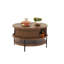 Table basse à plateau rabattable avec rangement pour le salon
