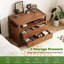 Table de chevet 32 po avec 2 tiroirs