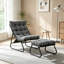 Chaise longue d'extérieur avec repose-pieds pour patio-129239804