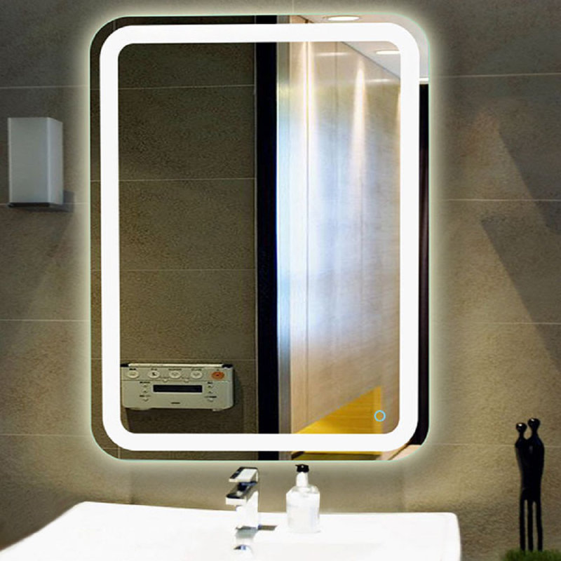 Miroir mural meuble-lavabo lumières del Hanlin