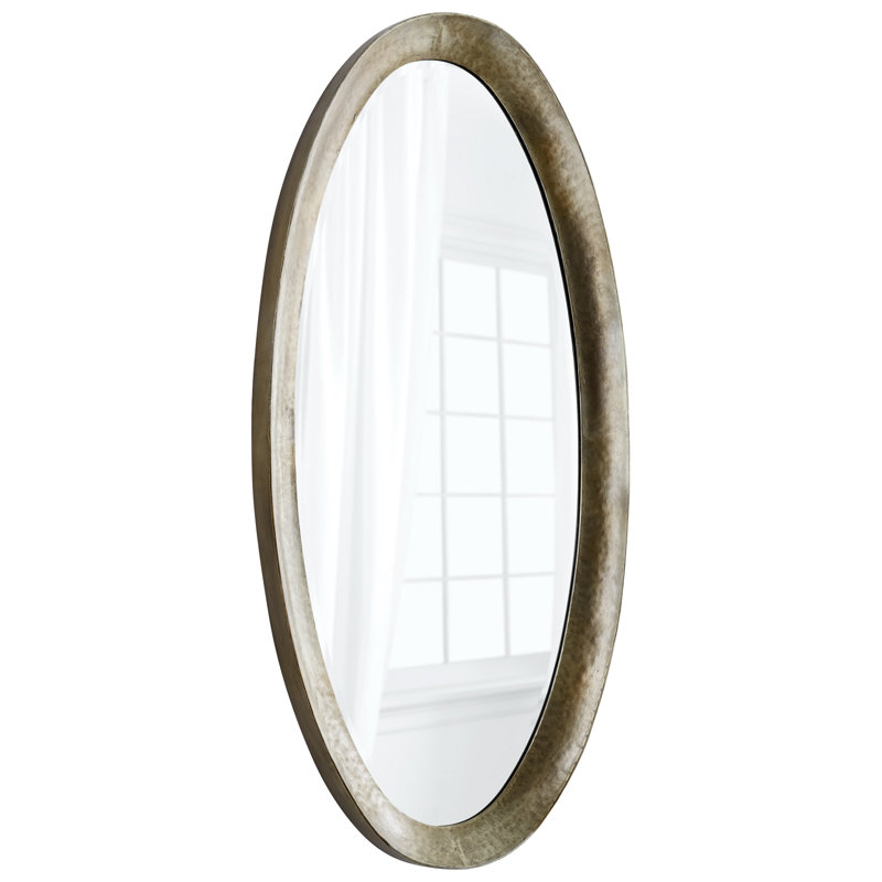 Miroir de salle de bain/coiffeuse patinée industrielle Huron