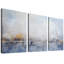 Minimal Landscape Serene Skies Pastel Blue Abstract Landscape 3 - pièces sur toile-98804244-98804247