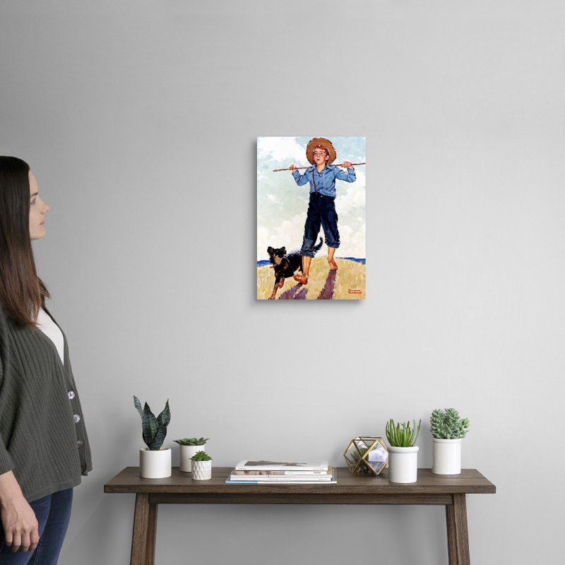 Art mural sur toile Norman Rockwell, Toile tendue, H 18 po x l 12 po x P 1,25 po