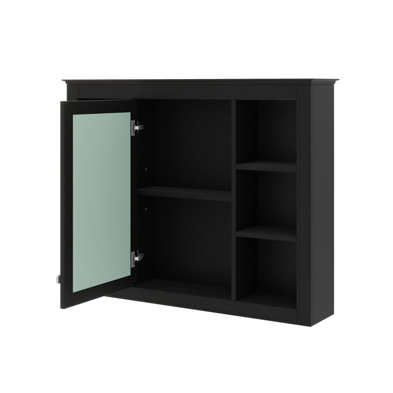 Armoire à pharmacie murale avec miroir 35 po x 27,5 po, armoire de rangement avec salle de bain 35 po x 27,5 po
