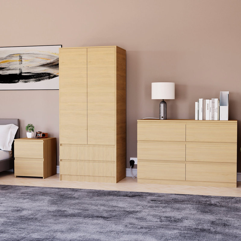 Cunha Piece Bedroom Set, Brown