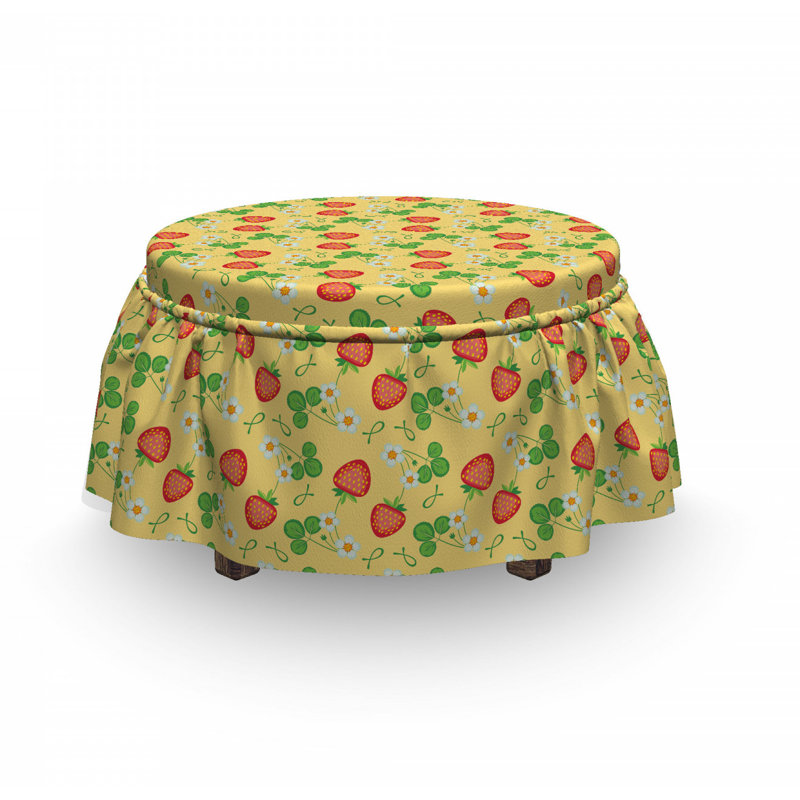 Housse pour repose-pieds de fruits été sains