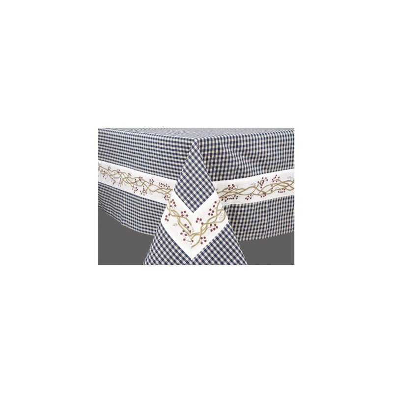 Villasenor Gingham 100% Cotton Tablecloth 60”x86”