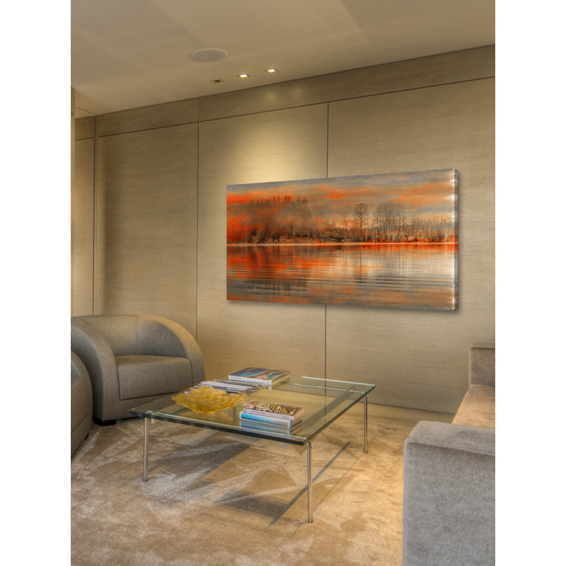 «Serenity» par Parvez Taj, reproduction d'art graphique sur toile tendue, H 6 po x l 12 po