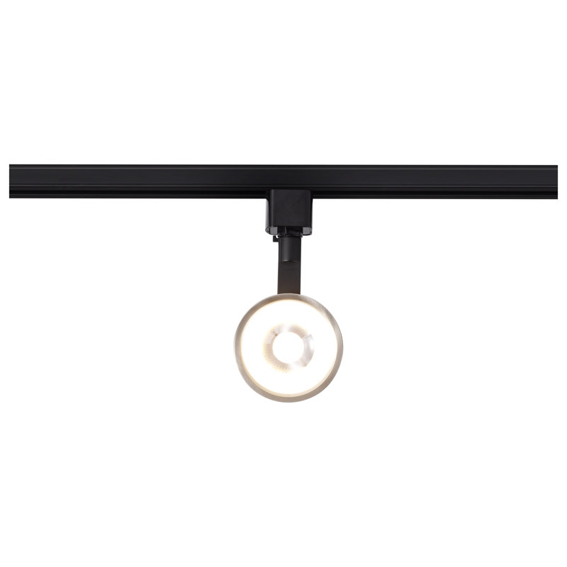 Matte Black and Brushed Nickel Adjustable LED Track Head