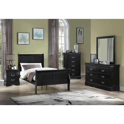 Ceredig Sleigh Bedroom Set Special Queen 3 Piece: Bed, 2 Nightstands -  Charlton Home®, 3F776DF204784233A050B5A8856C6372