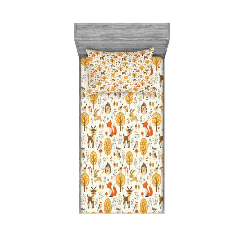 Microfiber Sheet Set, Twin XL Sheet Set with Fitted Sheet