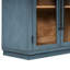 Adjustable Shelf Navy Retro Sideboard For A Charming Home Atmosphere Spacious With 4 Doors And Metal Handles